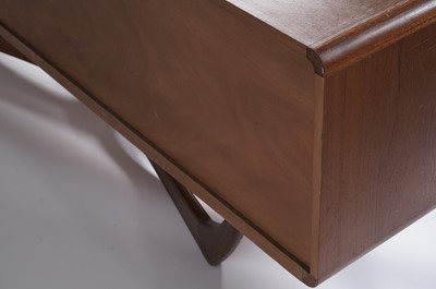 Lot 881 - Val Rossi for Beithcraft: A teak 'Organic' range floating sideboard