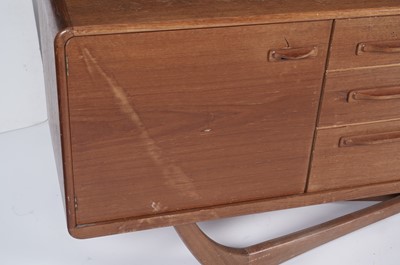 Lot 881 - Val Rossi for Beithcraft: A teak 'Organic' range floating sideboard