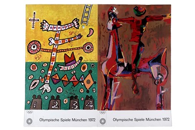 Lot 1220 - 20th Century - Four Olympic Games Munich 1972 posters | Second Edition lithographs and serigraphs