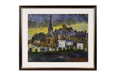 Lot 1285 - Charles Herbert "Charlie" Rogers - St. Cuthbert's Church, Gateshead | oil