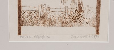 Lot 269 - Diana Smallfield - Kie Kie the Epiphyte, and Variations on a Pohutukawa | colour etchings