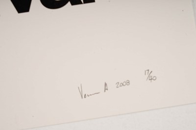 Lot 297 - Vernon Ah Kee - Theendofliving | lithograph