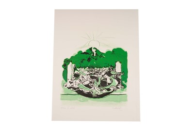 Lot 960 - Graham Sutherland OM - Object on an Estuary Shore | colour lithograph