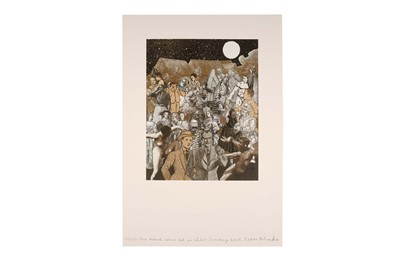 Lot 972 - Sir Peter Blake RA - The Dead Come Out in their Sunday Best | screenprint