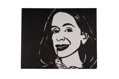 Lot 977 - Alex Katz - Dark Eyes | limited edition woodcut