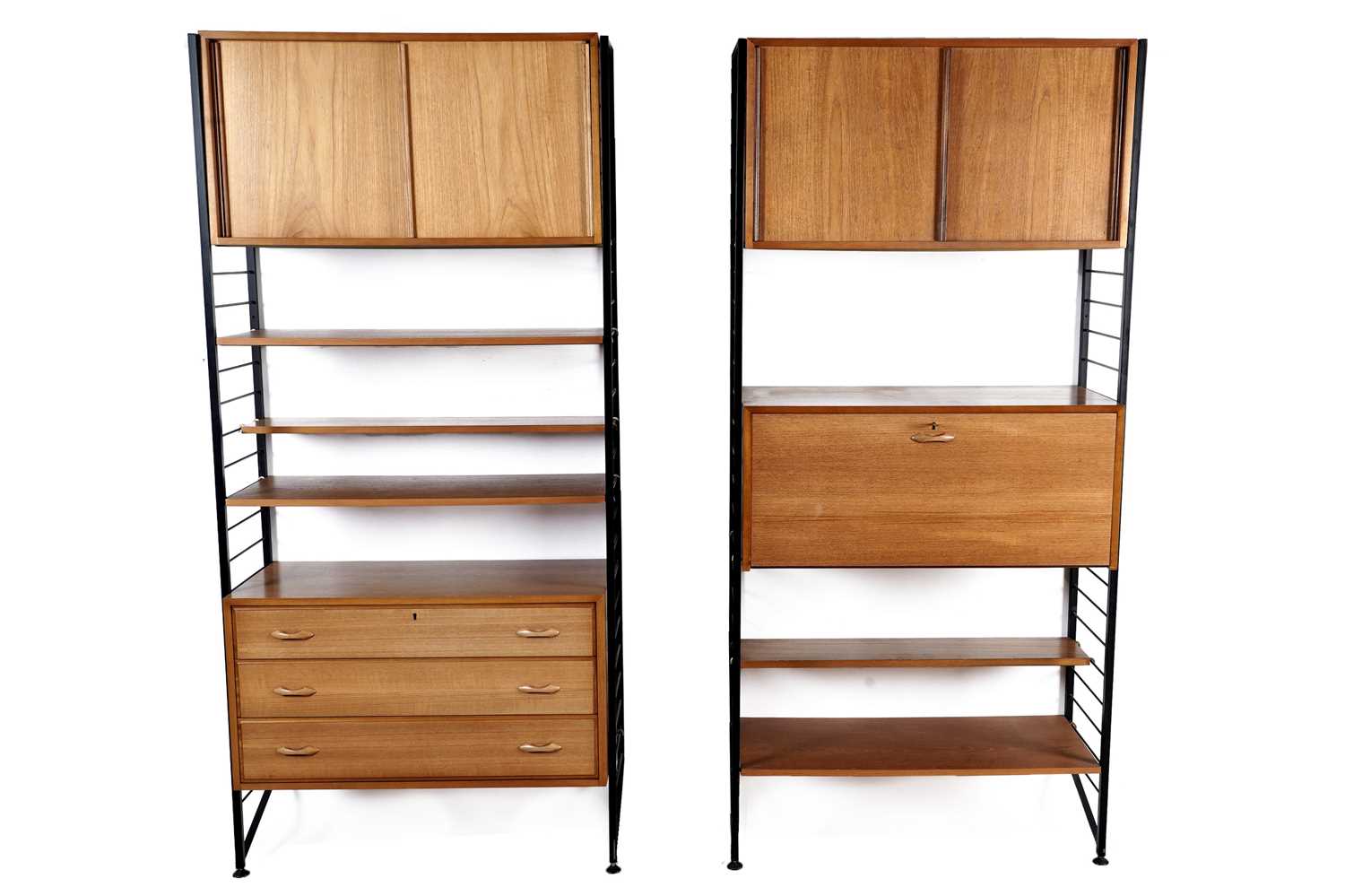 Lot 853 - Two Mid-Century Ladderax wall units