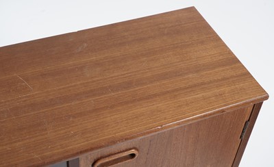 Lot 875 - Turnidge of London Ltd: A teak side display unit