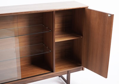 Lot 875 - Turnidge of London Ltd: A teak side display unit