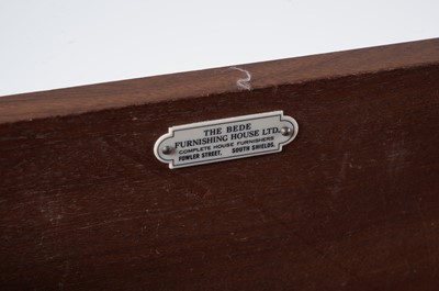 Lot 875 - Turnidge of London Ltd: A teak side display unit
