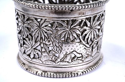 Lot 1397 - An Indian silver small mug and other items