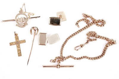 Lot 750 - A selection of gold and other jewellery