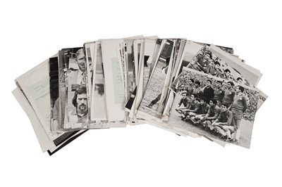Lot 1328 - Press Association football player black and white photographs