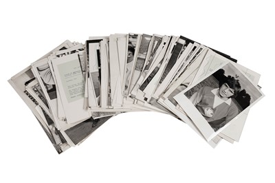 Lot 1330 - Press Association football player black and white photographs