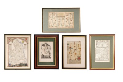 Lot 20 - Strip maps of Northumberland