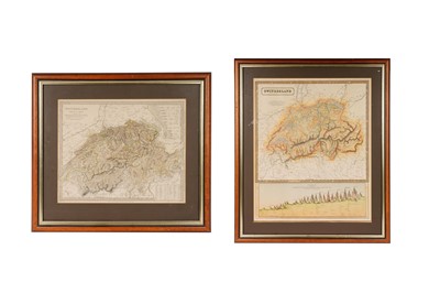 Lot 5 - Two maps of Switzerland