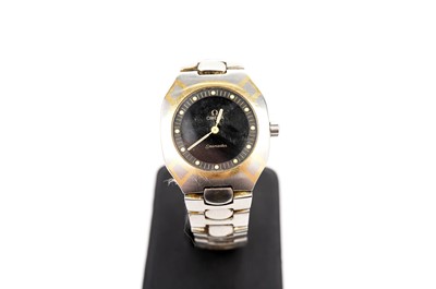 Lot 1045 - Omega Seamaster Polaris: a bi-coloured stainless steel and gold cased wristwatch