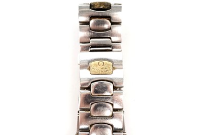 Lot 1045 - Omega Seamaster Polaris: a bi-coloured stainless steel and gold cased wristwatch