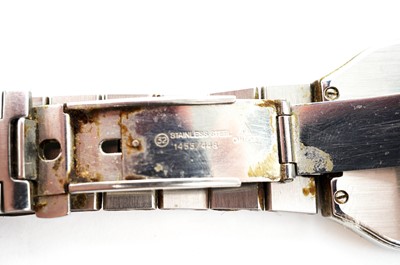 Lot 1045 - Omega Seamaster Polaris: a bi-coloured stainless steel and gold cased wristwatch