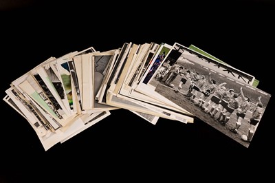Lot 1344 - Press Association football player black and white photographs