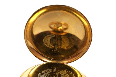 Lot 547 - Longines: an 18ct yellow gold pocket watch