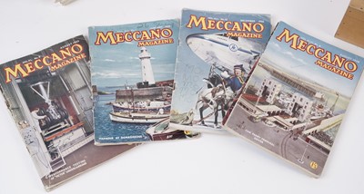 Lot 29 - ﻿A collection of Meccano, and an almost complete run of Meccano Magazine