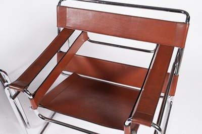 Lot 13 - A pair of Wassily chairs after Marcel Breuer