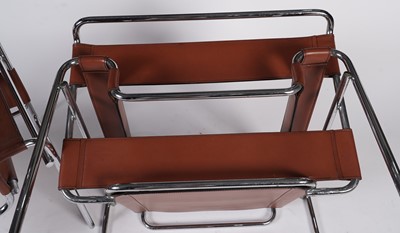 Lot 13 - A pair of Wassily chairs after Marcel Breuer