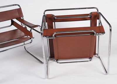 Lot 13 - A pair of Wassily chairs after Marcel Breuer