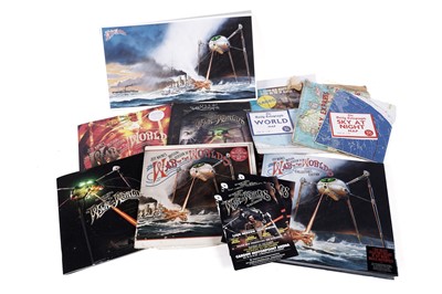 Lot 440A - A collection of Jeff Wayne's musical version of The War Of The Worlds memorabilia; and others
