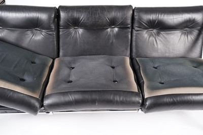 Lot 802 - A 1970’s Pieff 'Kadia’ three seat sofa; and matching pair of armchairs