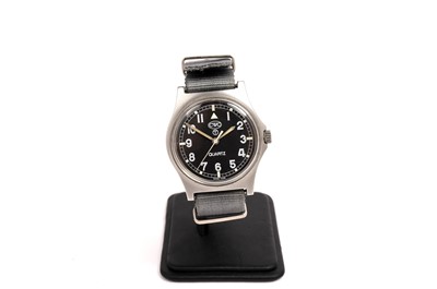Lot 1007 - CWC: a stainless steel cased British Military issue wristwatch