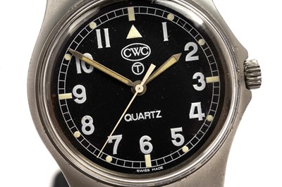 Lot 1007 - CWC: a stainless steel cased British Military issue wristwatch
