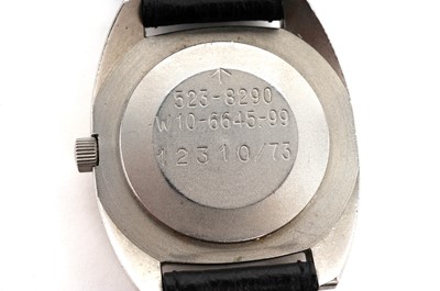 Lot 1008 - Hamilton: a stainless steel cased British Military issue wristwatch