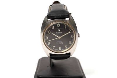 Lot 1010 - Roamer: a stainless steel cased Rhodesian Military issued wristwatch