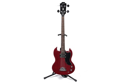 Lot 291 - An Epiphone bass; and an Artist GA10x practice amplifier.