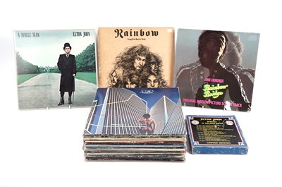 Lot 384 - Vinyl LPs and singles - Rock; and an Elton John EP boxset