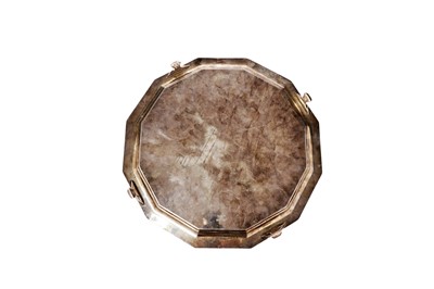 Lot 1321 - A George V silver salver
