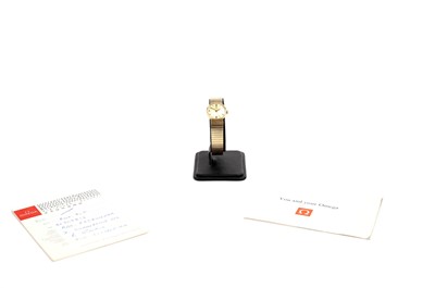 Lot 1013 - Omega: a lady's 9ct yellow gold cased cocktail watch
