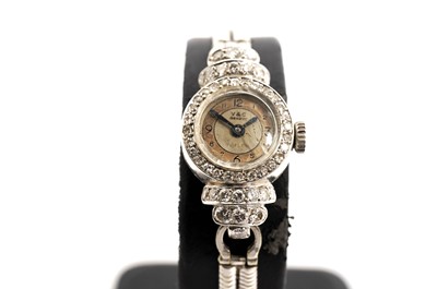 Lot 1055 - Vacheron & Constantin: a diamond cocktail watch