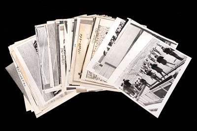 Lot 1367 - 1966 World Cup black and white press photographs