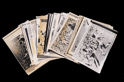 Lot 1368 - 1970 World Cup black and white press photographs