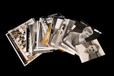 Lot 1370 - Press Association football player black and white photographs