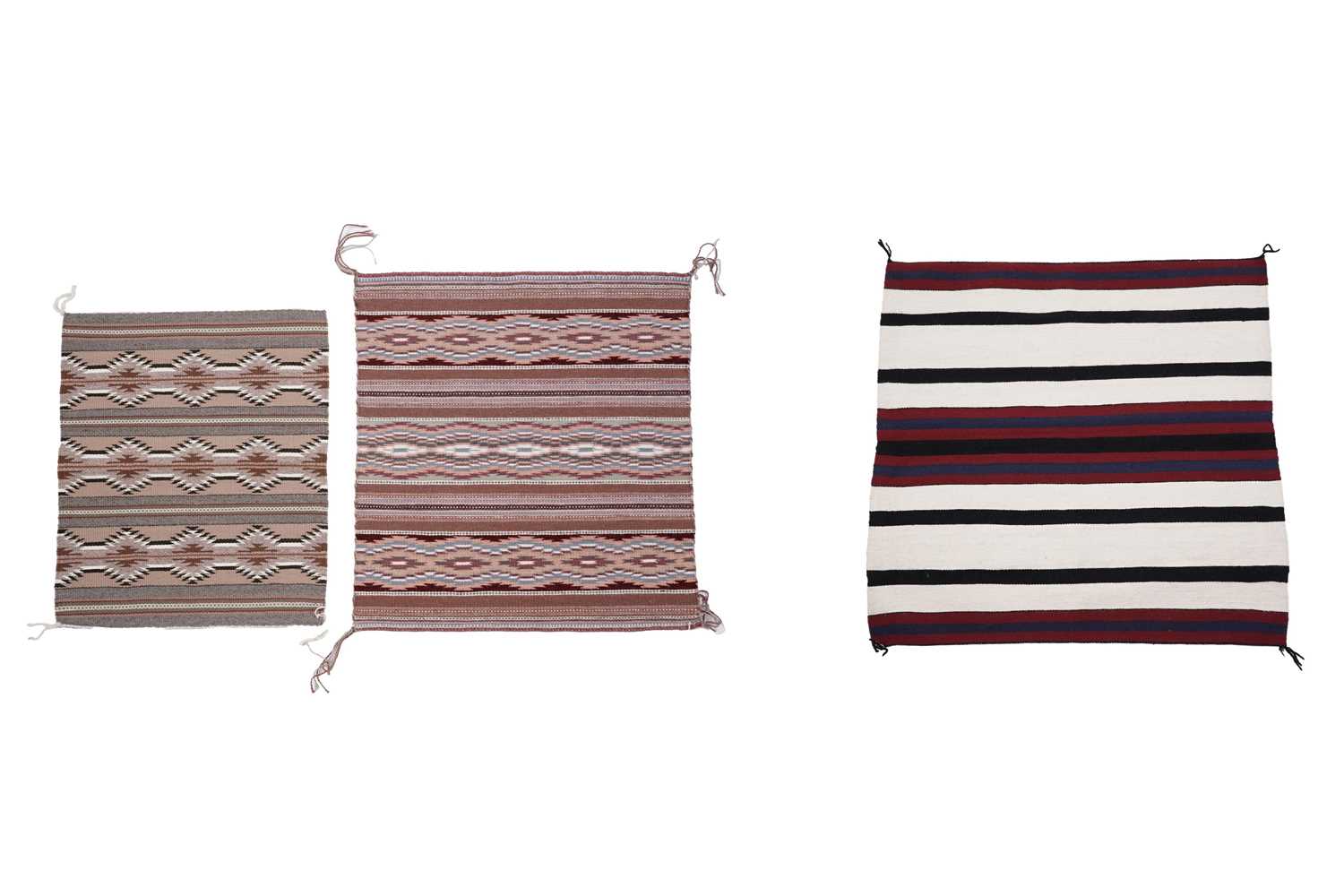 Lot 714 - Three Navajo rugs