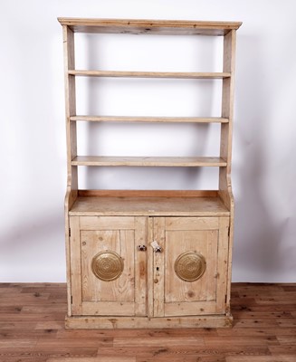 Lot 36 - A Vintage stripped pine dresser