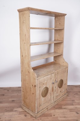 Lot 36 - A Vintage stripped pine dresser