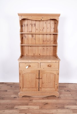 Lot 30 - A Victorian style pine dresser