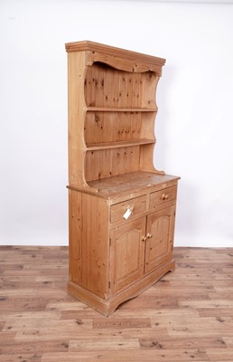 Lot 30 - A Victorian style pine dresser