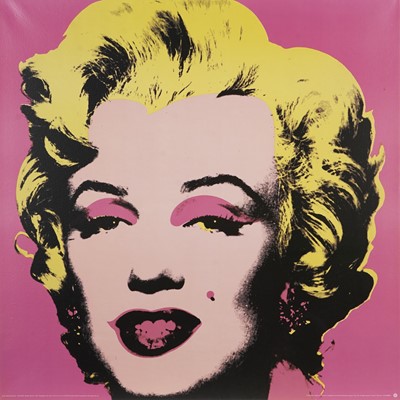 Lot 334 - After Andy Warhol - Marilyn | screen print on canvas (1993)
