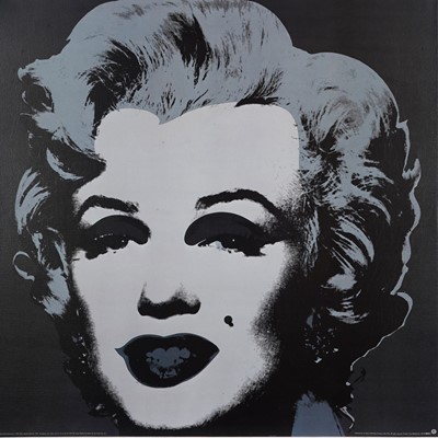 Lot 334 - After Andy Warhol - Marilyn | screen print on canvas (1993)