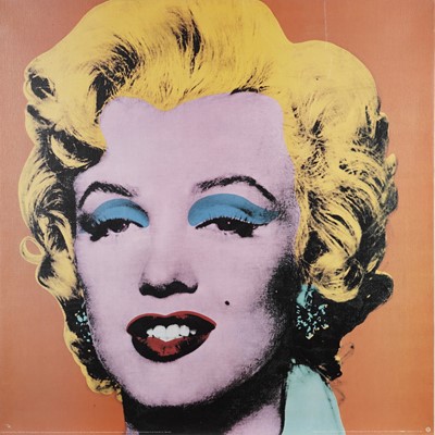 Lot 334 - After Andy Warhol - Marilyn | screen print on canvas (1993)